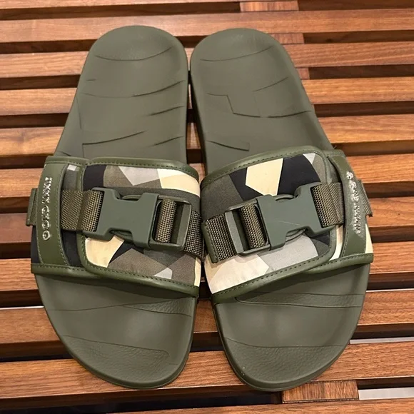 Jimmy Choo green camouflage shoes Jimmy Choo Green Camouflage Leather Trainers Size 39.5 EU main image 4